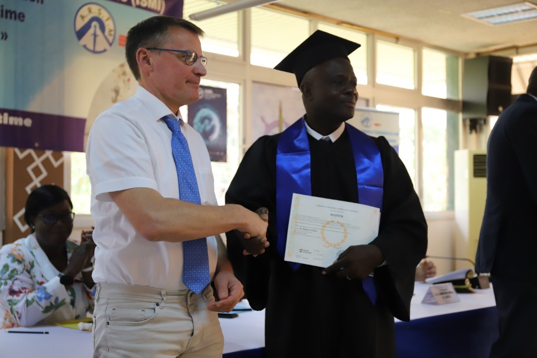 Remise des diplômes par Franck Schoefs